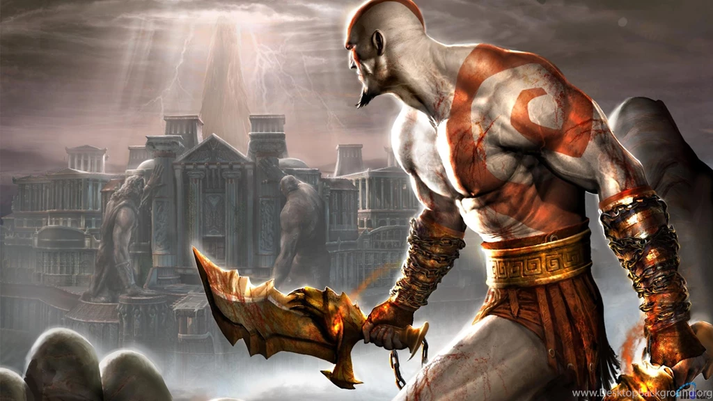 Download Wallpapers Kratos With A Knife (God Of War 2) (1920 X 1080 ...