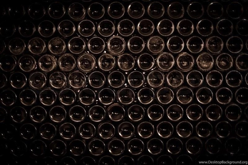 Wine Bottles In An Old Wine Cellar Backgrounds