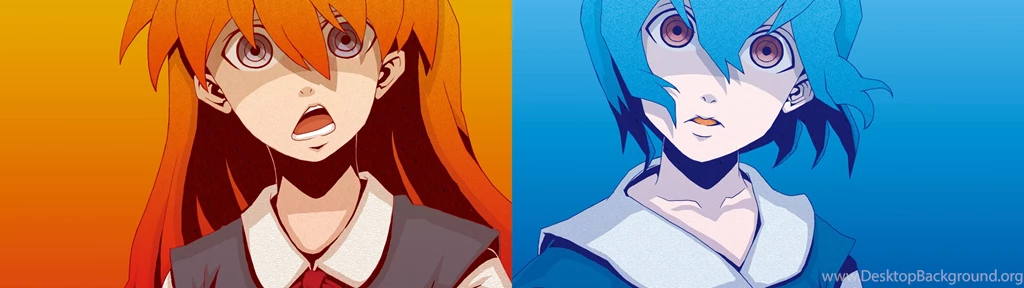 Anime Girl Dual Screen Wallpapers