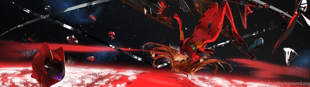 Ultra Wide Anime Anime Girls Dualscreen Dual Screen Neon Genesis ...