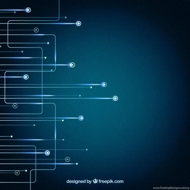Blue Technology Backgrounds Vector