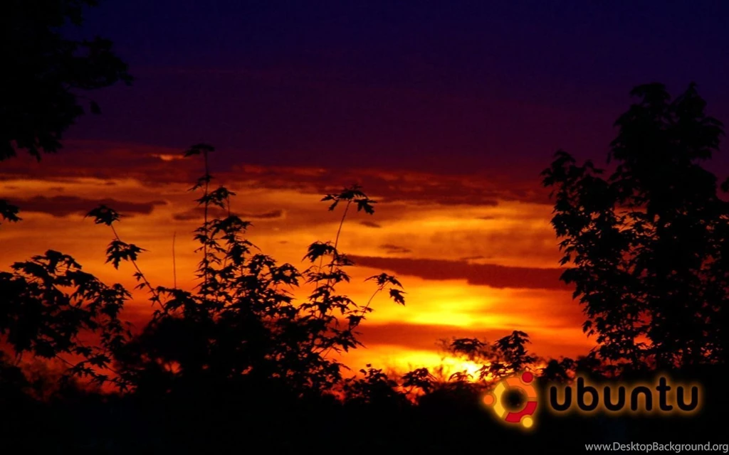 Desktop Wallpaper, Kansas Sunset, Ubuntu, Photo From The Nikon