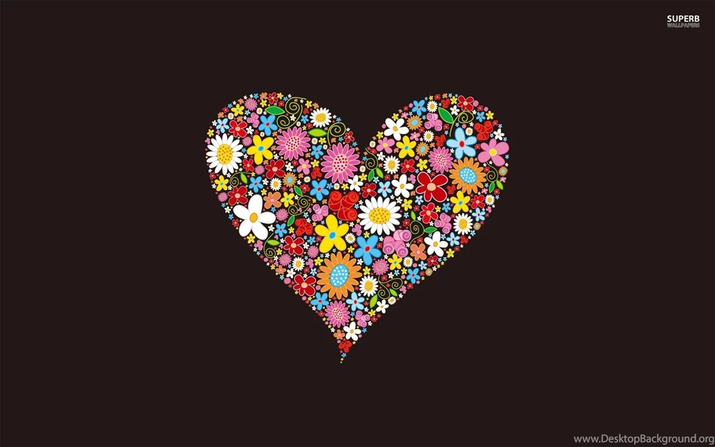Floral Heart Wallpapers