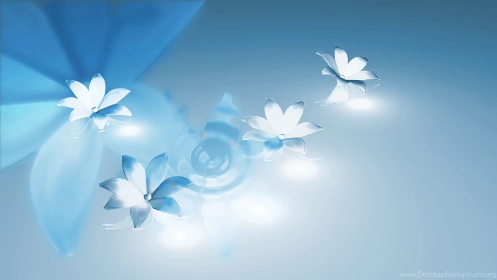 Blue Floral Wallpapers Full HD