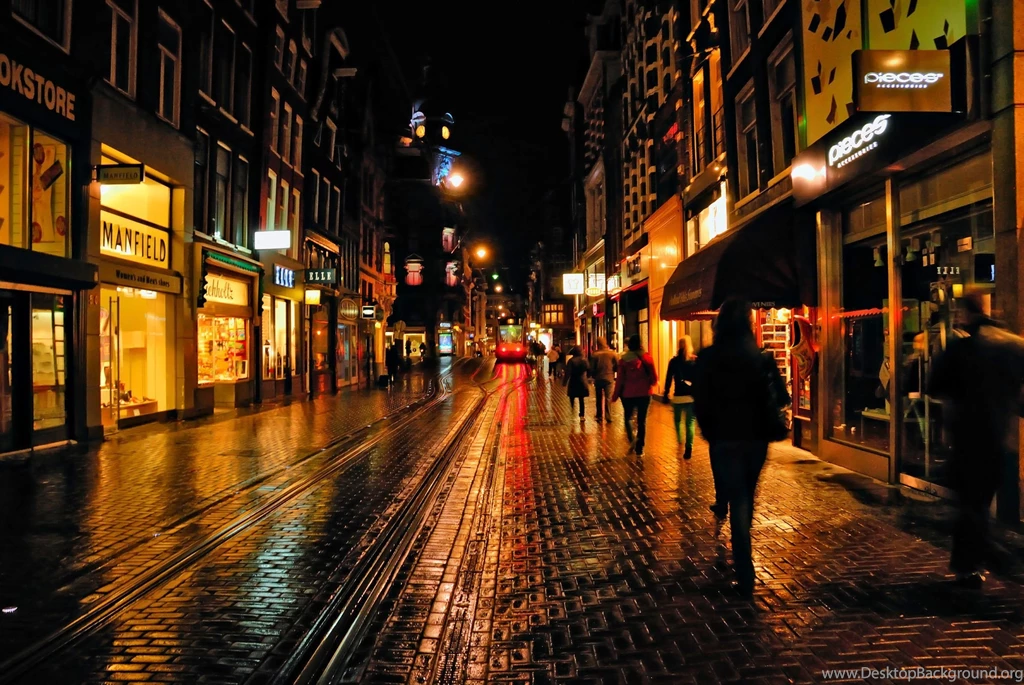 City Street Backgrounds Wallpaper.