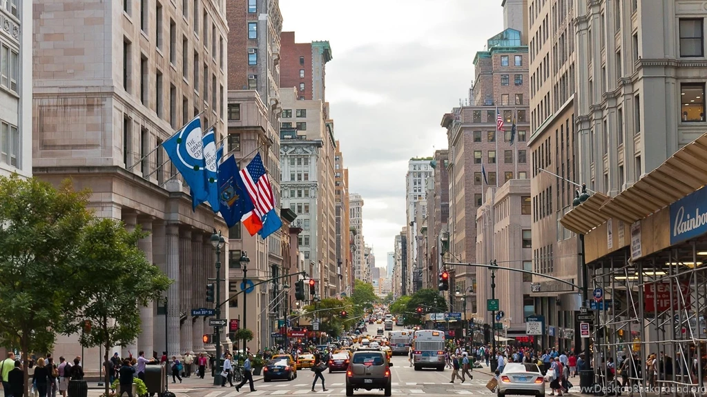 Download Wallpapers 1920x1080 New York, City, Street, Traffic ...