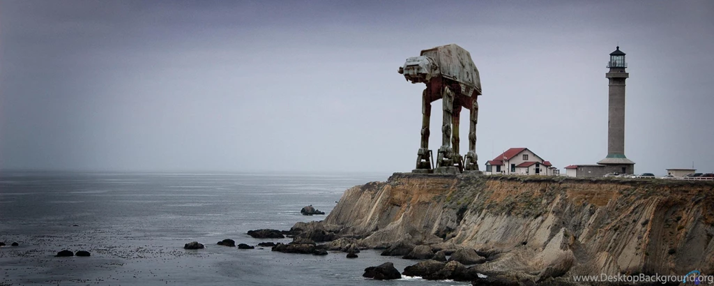 Download Wallpapers Star Wars Invades San Francisco (2560 X 1024 ...