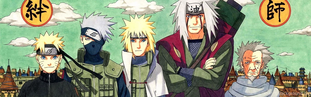 Download Wallpapers 3840x1200 Naruto, Naruto Shippuden, Yondaime ...