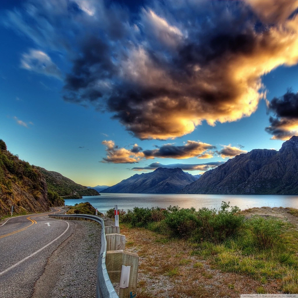 Amazing ipad wallpapers mountain_road_scenery wallpaper 2048x2048.jpg