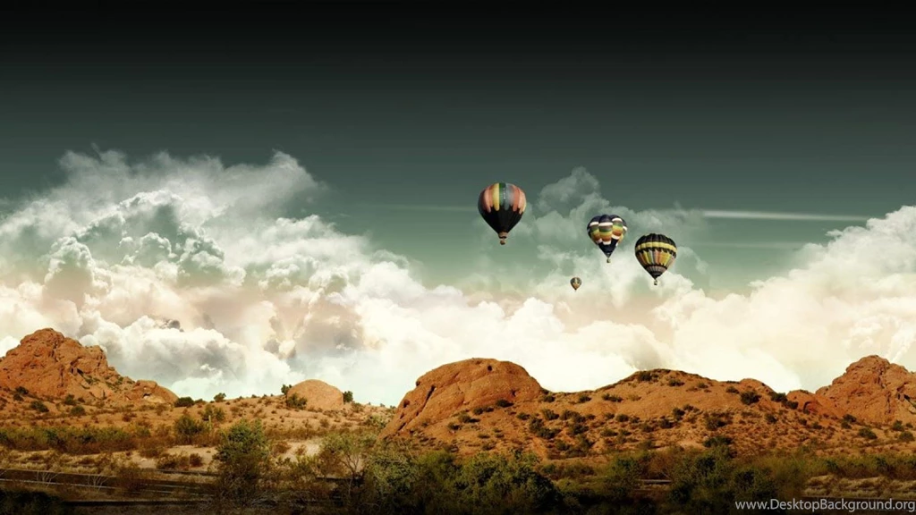 Panoramic Hot Air Balloons Hd Wallpapers (