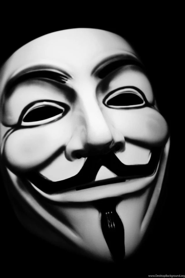 Anonymous Mask iPhone 4 Wallpapers (640x960)