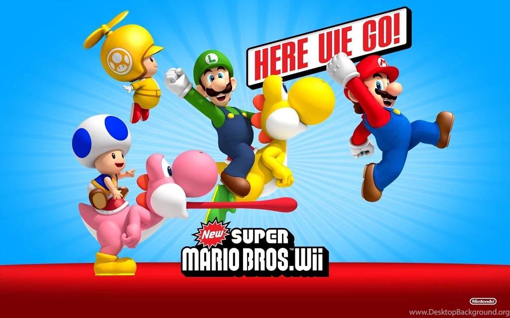 New Super Mario Bros. Wii Desktop Wallpapers