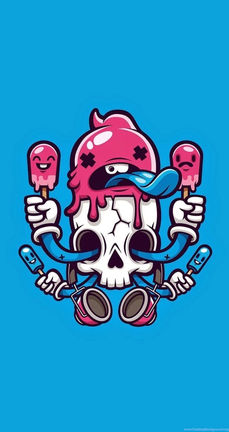 Cute & Funny Pop Art Cartoon Wallpapers For IPhones! Zombie Burgers ...