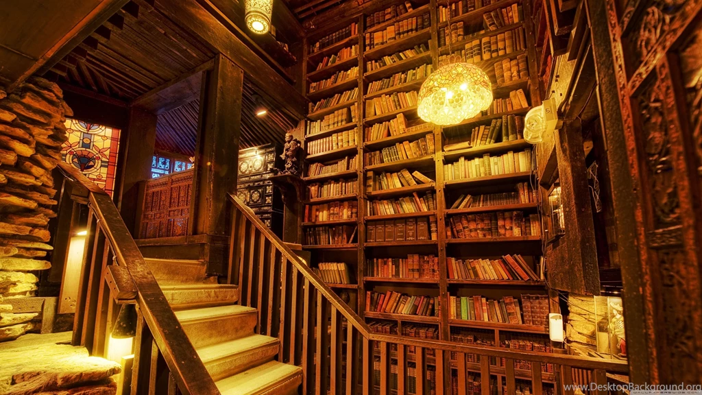House_on_the_rock_library wallpaper 3840x2160 Magic4Walls.com