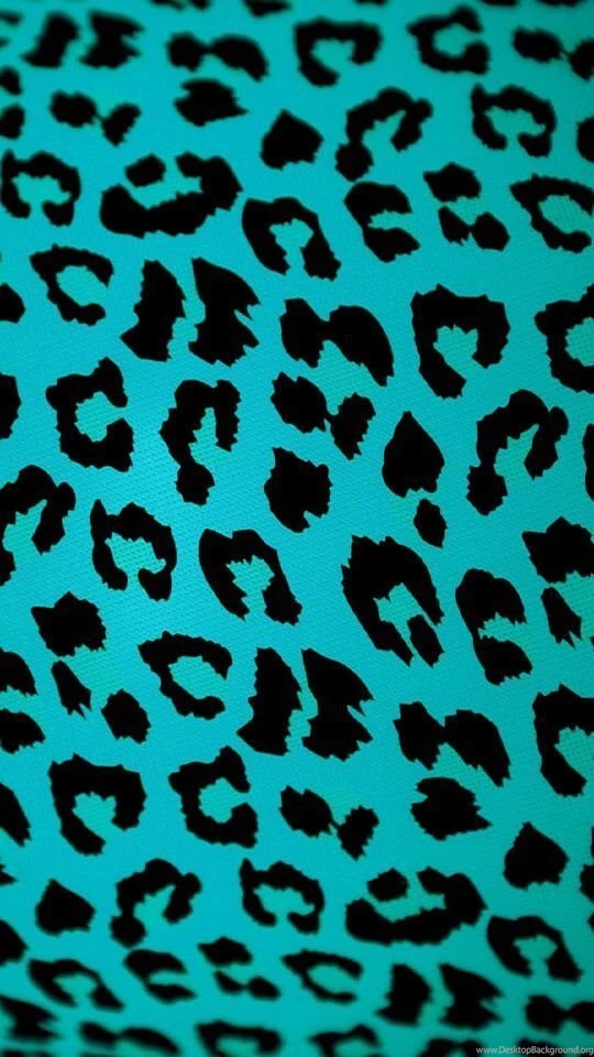 Blue Leopard iPhone Wallpapers