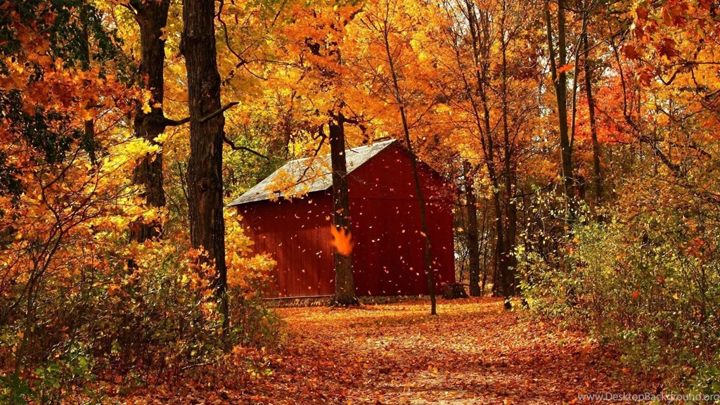 Gallery For Fall Cabin Wallpapers