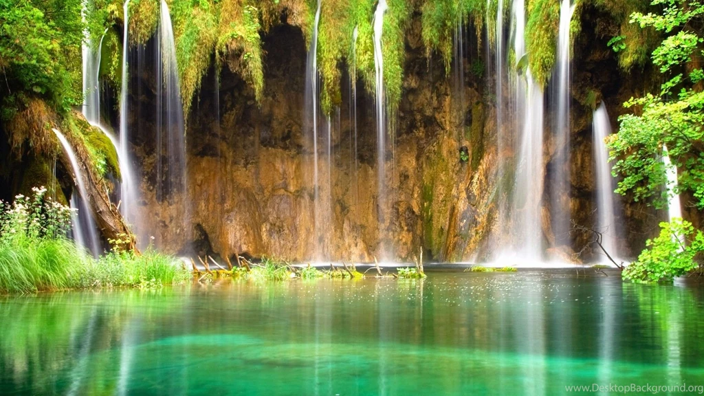 Free Nature Wallpapers Download With Jungle And Waterfall Picture ...