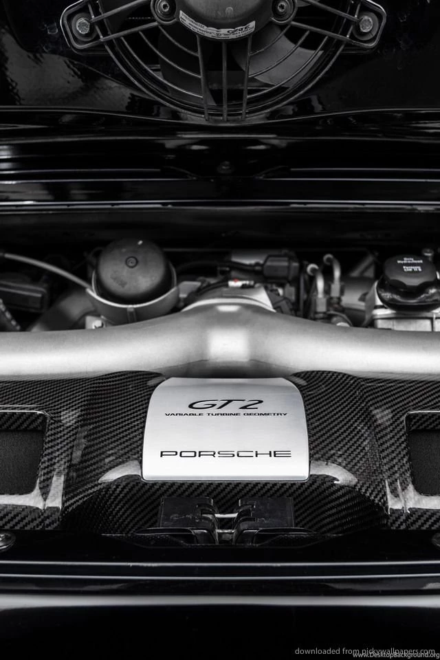 Download OK Chiptuning Porsche 911 GT2 Engine Wallpapers For iPhone 4