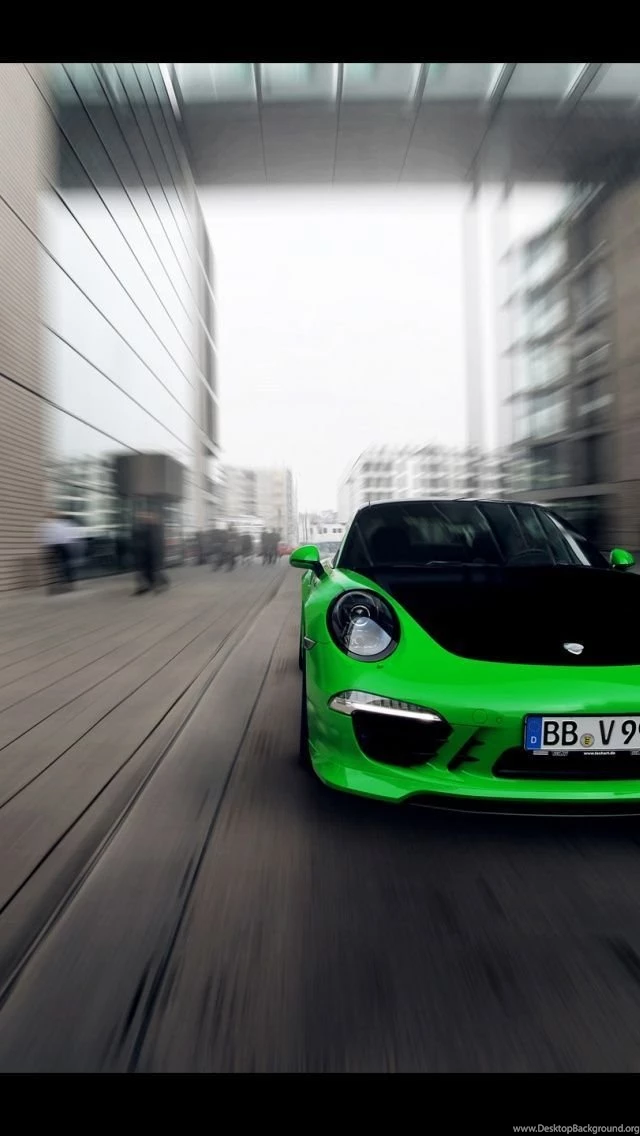 640x1136 2013 TechArt Porsche 911 Carrera 4S Motion Front Iphone 5 ...