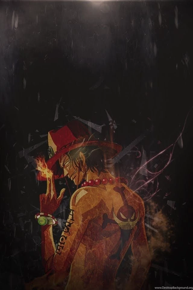 Speed Art Ace (One Piece) Wallpapers For Iphone YouTube