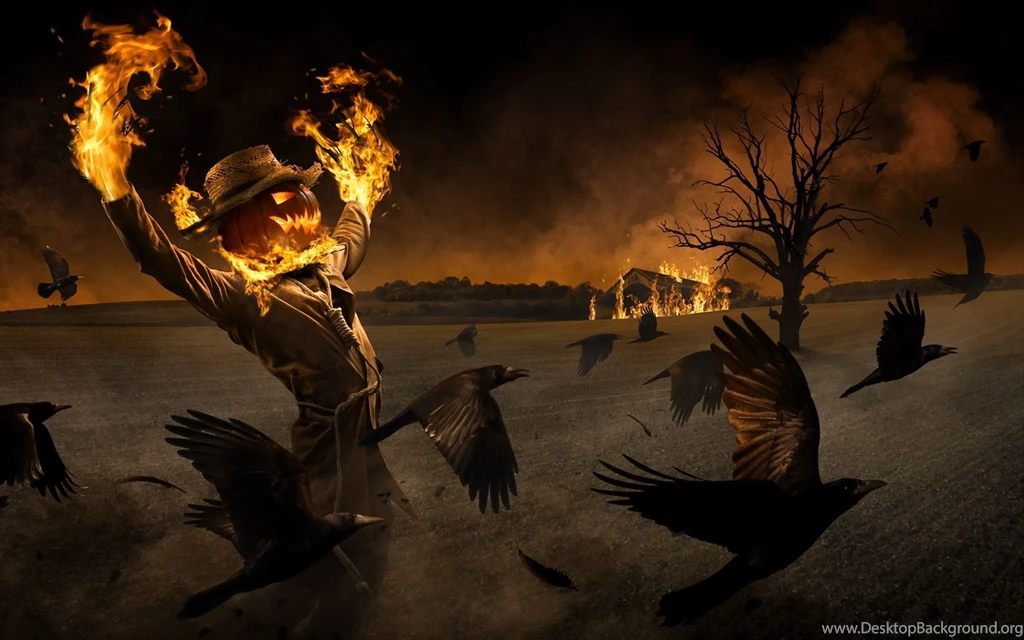 Top Download Halloween Scarecrow Wallpaper Images For Pinterest