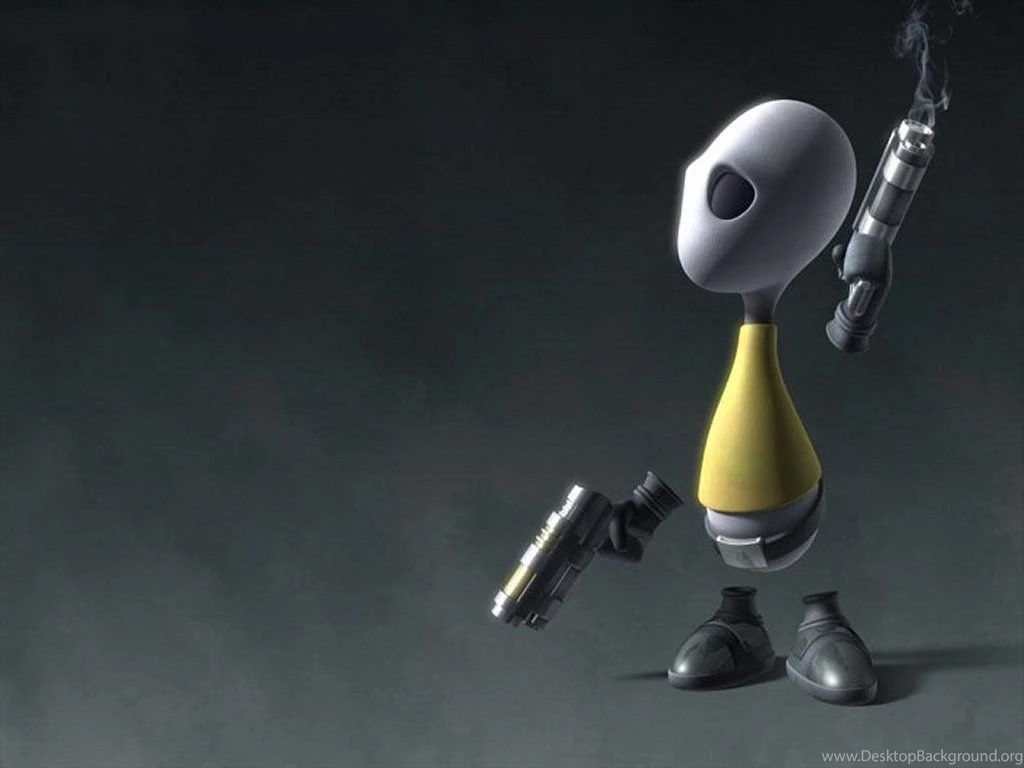 1024x768 Alien Lookout Desktop PC And Mac Wallpapers