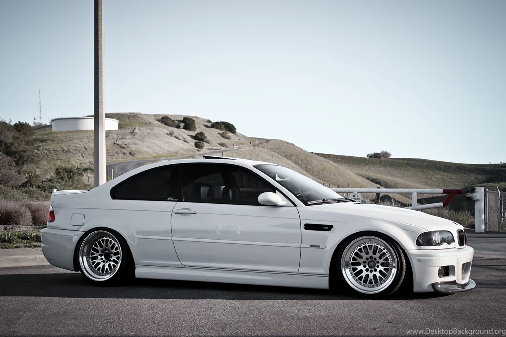 Bmw E46 M3 White Wallpaper.