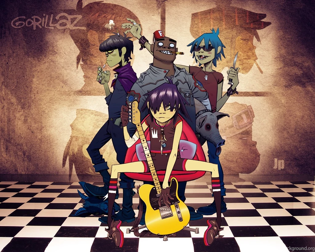 Top Gorillaz Wallpapers 1600 Images For Pinterest