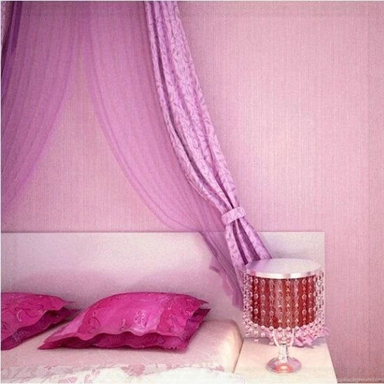 Modern Solid Plain Stripe Wallpapers Roll Non Woven Kids Living ...