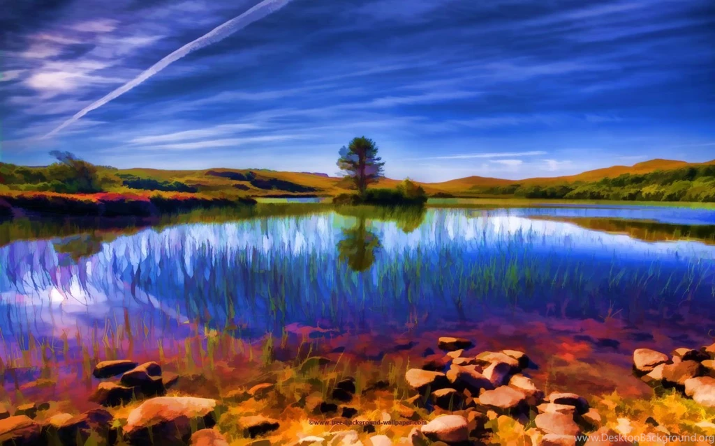 Beautiful Loch In Summer Beautiful Wallpaper Backgrounds 1440x900 ...