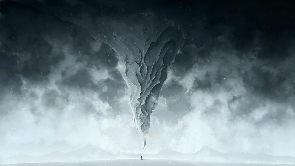 1366x768 Cold, Blizzard, Winter, People, Art, Mountain, Snow ...