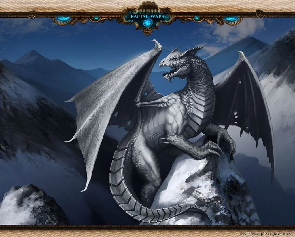 Top White Dragon Wallpaper Images For Pinterest