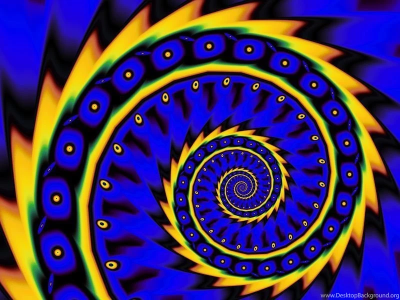 Fractal Art By Vicky, Flame Spiral Wallpapers