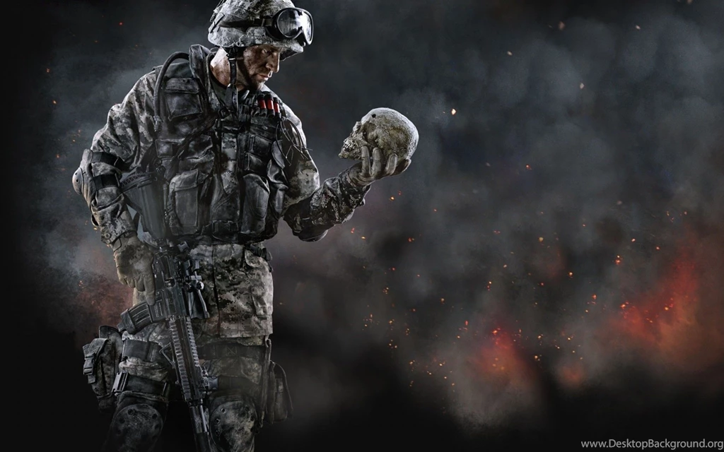 Skulls And Guns Wallpapers