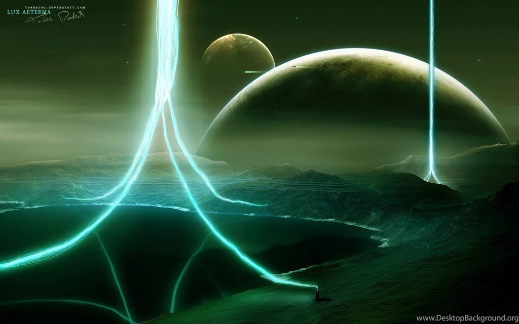 Universe And Planets Digital Art Wallpapers Lux Wallpapers   HD ...