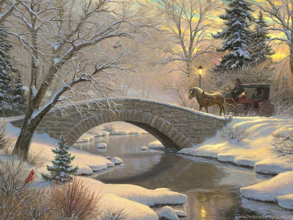 WINTER LANDSCAPE WALLPAPER   (