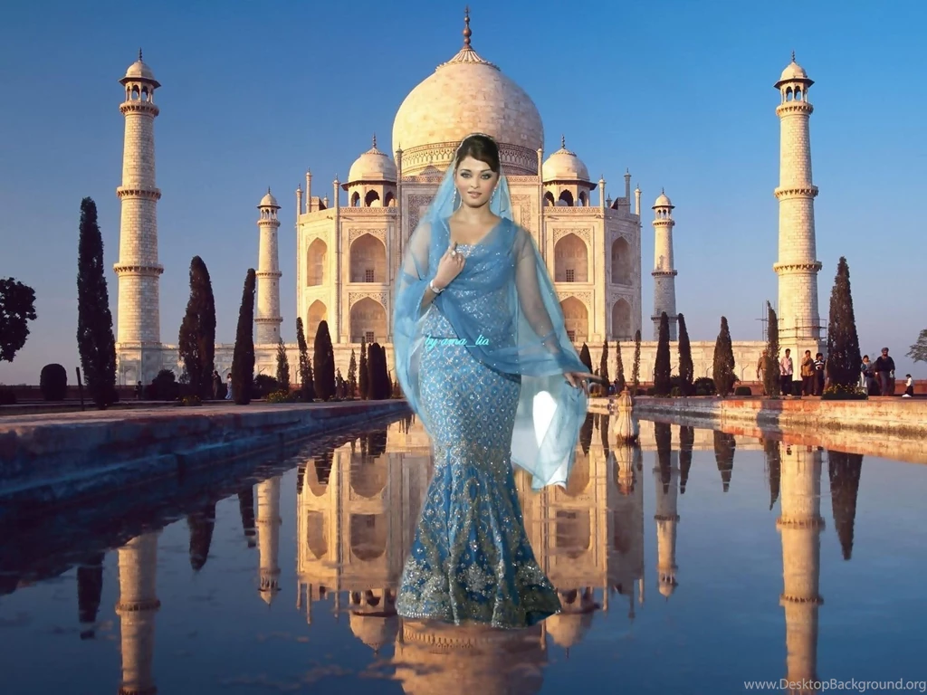 Aishwarya Rai Taj Mahal Taj Mahal Wallpapers (34536155) Fanpop