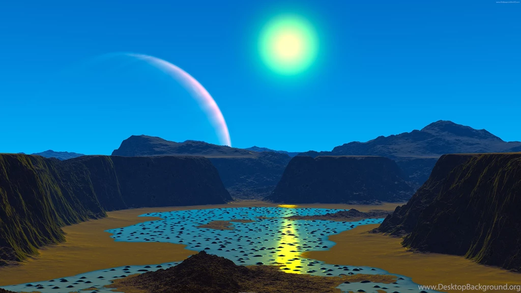 3D Alien Planet 3840x2160