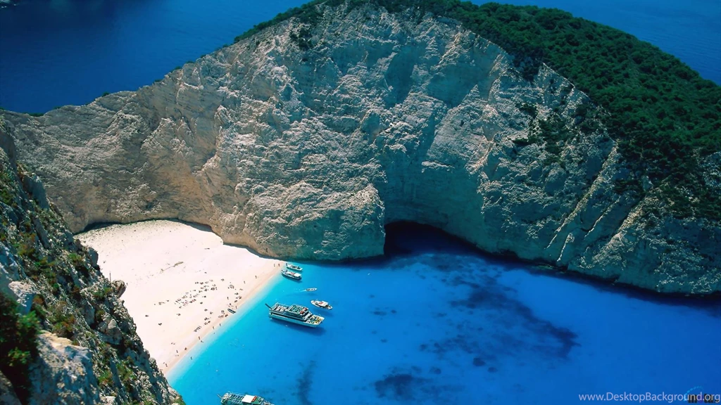 Download Wallpapers Navagio Beach, Zakynthos Island, Greece (1920 X ...