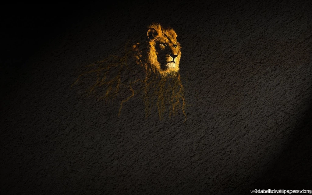 Lion Face Design HD Wallpapers   3DandHDWallpapers ...