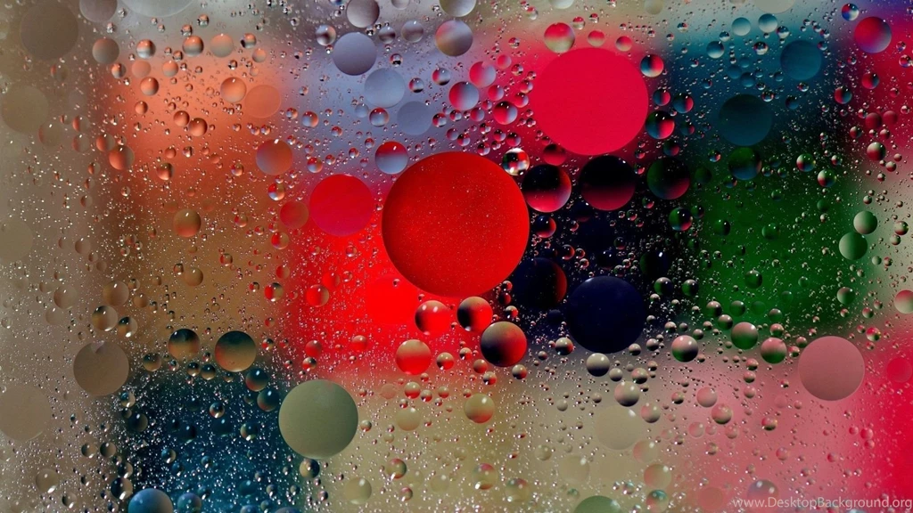 Colorful Water Drops on Glass Wallpaper.jpg