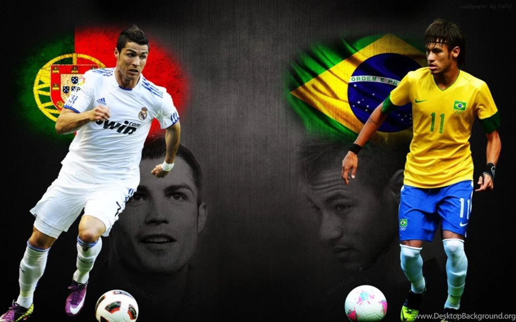 Neymar Jr. Vs Cristiano Ronaldo Soccer Wallpap
