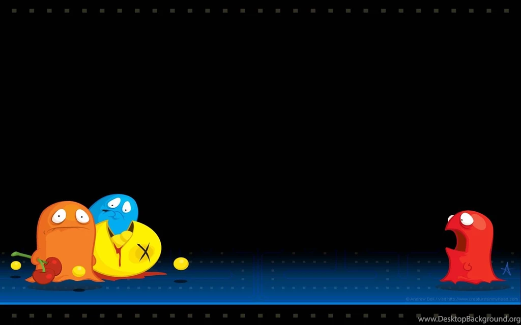 Orange Pacman Wallpapers