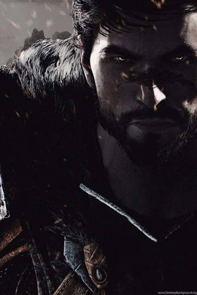 Download Wallpapers 640x960 Dragon Age, Hawke, Face, Look, Shoulder ...