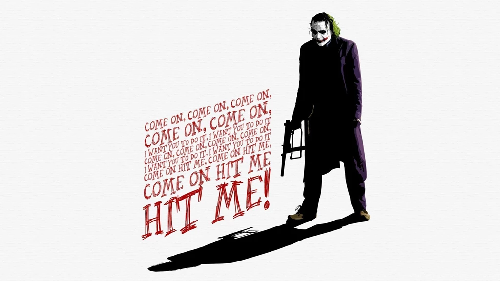 Batman The Joker Typography Wallpapers   (