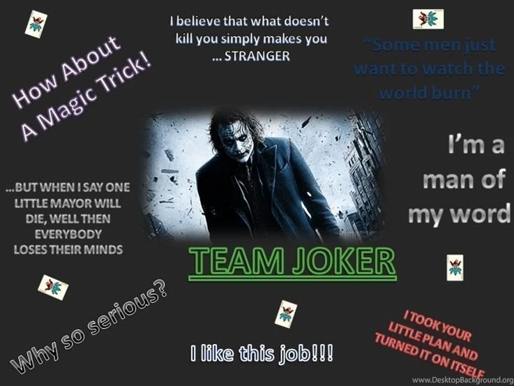 Wallpapers Team Batman And Team Joker Photo (14058679) Fanpop