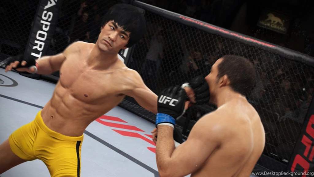 Bruce Lee In UFC Game Desktop Wallpapers