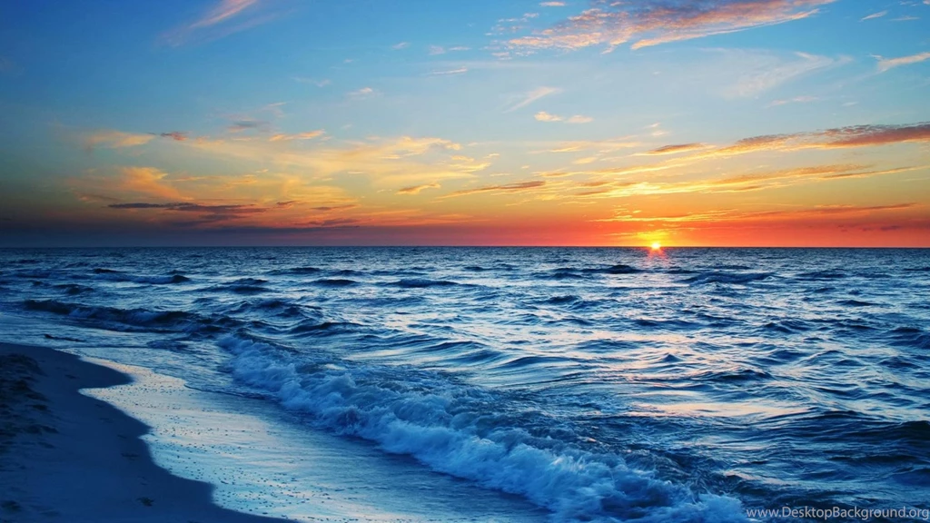 Ocean Sunset Desktop Wallpaper, Ocean Sunset Images