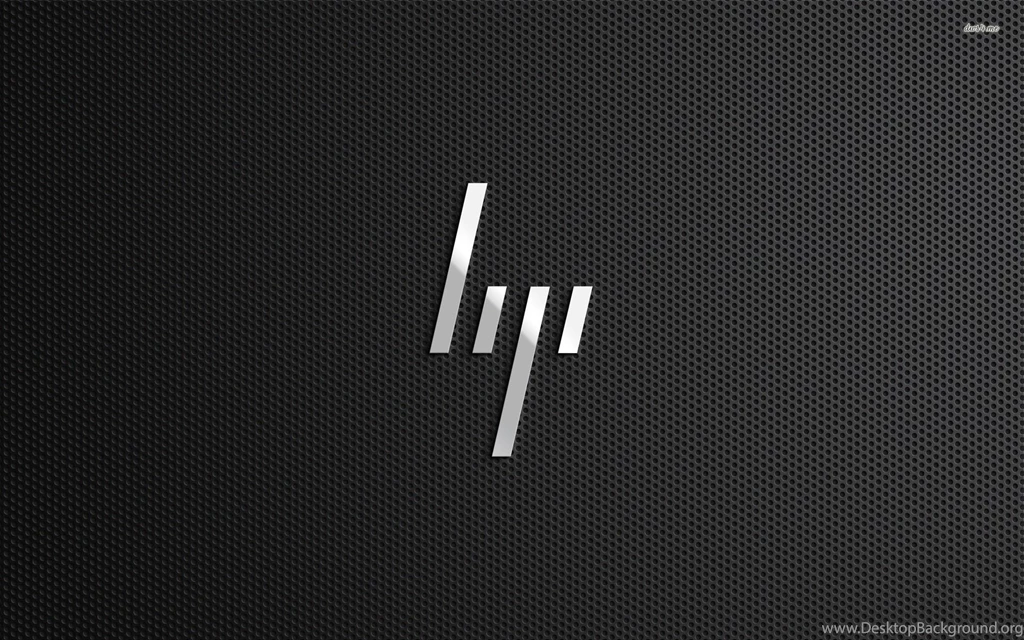 Metallic HP Logo On Black Dots Wallpapers Computer Wallpapers ...