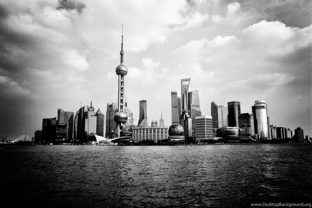 Free Ship Home Decor Custom Canvas Poster Stylish Shanghai City ...